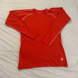 Orange Long Sleeve Dry Fit Shirt